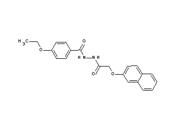 4-ethoxy-N'-[(2-naphthyloxy)acetyl]benzohydrazide