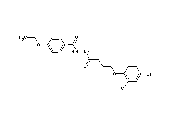 N'-[4-(2,4-dichlorophenoxy)butanoyl]-4-ethoxybenzohydrazide