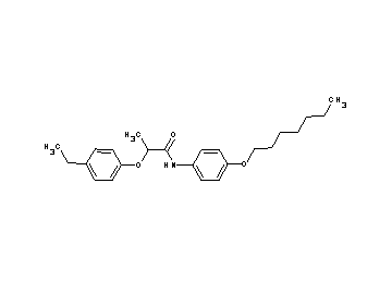 2-(4-ethylphenoxy)-N-[4-(heptyloxy)phenyl]propanamide