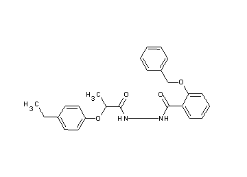 2-(benzyloxy)-N'-[2-(4-ethylphenoxy)propanoyl]benzohydrazide