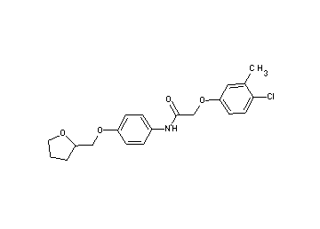 2-(4-chloro-3-methylphenoxy)-N-[4-(tetrahydro-2-furanylmethoxy)phenyl]acetamide