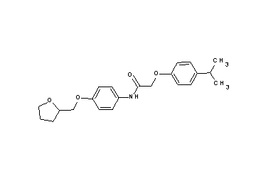 2-(4-isopropylphenoxy)-N-[4-(tetrahydro-2-furanylmethoxy)phenyl]acetamide
