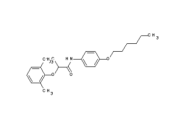 2-(2,6-dimethylphenoxy)-N-[4-(hexyloxy)phenyl]propanamide