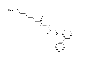 N'-[2-(2-biphenylyloxy)acetyl]octanohydrazide