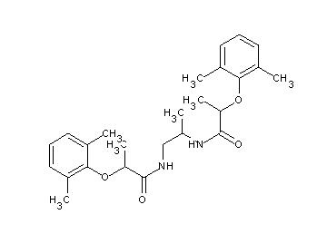 N,N'-1,2-propanediylbis[2-(2,6-dimethylphenoxy)propanamide]