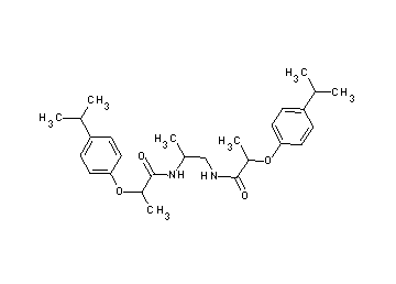 N,N'-1,2-propanediylbis[2-(4-isopropylphenoxy)propanamide]