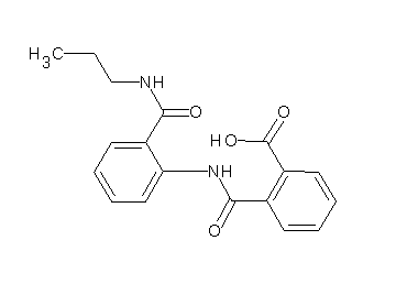 2-[({2-[(propylamino)carbonyl]phenyl}amino)carbonyl]benzoic acid