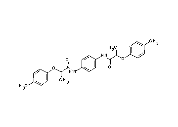 N,N'-1,4-phenylenebis[2-(4-methylphenoxy)propanamide]