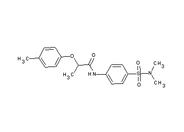 N-{4-[(dimethylamino)sulfonyl]phenyl}-2-(4-methylphenoxy)propanamide