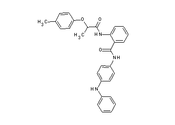 N-(4-anilinophenyl)-2-{[2-(4-methylphenoxy)propanoyl]amino}benzamide - Click Image to Close