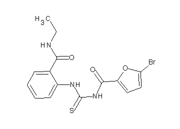 5-bromo-N-[({2-[(ethylamino)carbonyl]phenyl}amino)carbonothioyl]-2-furamide