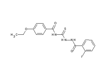 4-ethoxy-N-{[2-(2-iodobenzoyl)hydrazino]carbonothioyl}benzamide