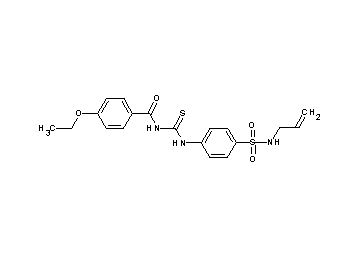 N-[({4-[(allylamino)sulfonyl]phenyl}amino)carbonothioyl]-4-ethoxybenzamide