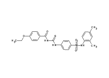 N-{[(4-{[(2,4-dimethylphenyl)amino]sulfonyl}phenyl)amino]carbonothioyl}-4-ethoxybenzamide