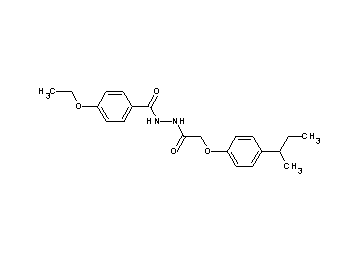 N'-[(4-sec-butylphenoxy)acetyl]-4-ethoxybenzohydrazide