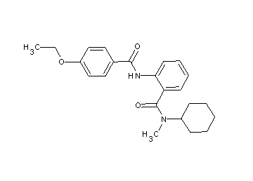 N-cyclohexyl-2-[(4-ethoxybenzoyl)amino]-N-methylbenzamide