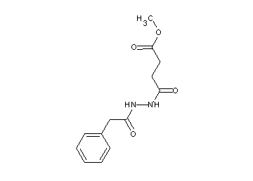 methyl 4-oxo-4-[2-(phenylacetyl)hydrazino]butanoate