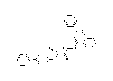 2-(benzyloxy)-N'-[2-(4-biphenylyloxy)propanoyl]benzohydrazide