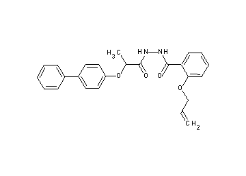 2-(allyloxy)-N'-[2-(4-biphenylyloxy)propanoyl]benzohydrazide