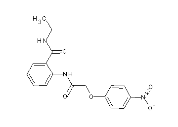 N-ethyl-2-{[(4-nitrophenoxy)acetyl]amino}benzamide