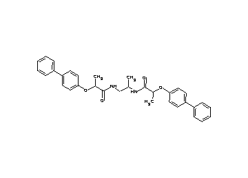 N,N'-1,2-propanediylbis[2-(4-biphenylyloxy)propanamide]