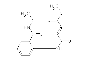 methyl 4-({2-[(ethylamino)carbonyl]phenyl}amino)-4-oxo-2-butenoate