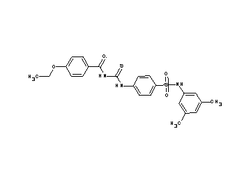 N-{[(4-{[(3,5-dimethylphenyl)amino]sulfonyl}phenyl)amino]carbonothioyl}-4-ethoxybenzamide