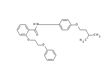 N-[4-(3-methylbutoxy)phenyl]-2-(2-phenoxyethoxy)benzamide