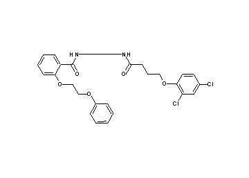 N'-[4-(2,4-dichlorophenoxy)butanoyl]-2-(2-phenoxyethoxy)benzohydrazide