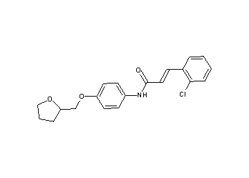 3-(2-chlorophenyl)-N-[4-(tetrahydro-2-furanylmethoxy)phenyl]acrylamide