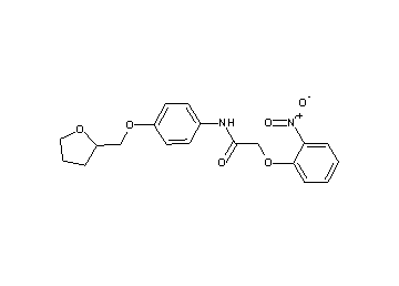 2-(2-nitrophenoxy)-N-[4-(tetrahydro-2-furanylmethoxy)phenyl]acetamide