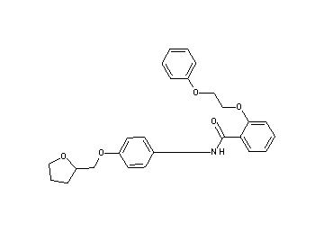 2-(2-phenoxyethoxy)-N-[4-(tetrahydro-2-furanylmethoxy)phenyl]benzamide