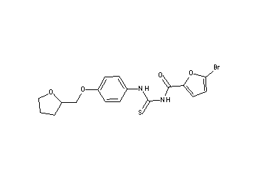 5-bromo-N-({[4-(tetrahydro-2-furanylmethoxy)phenyl]amino}carbonothioyl)-2-furamide