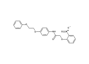 2-(2-nitrophenoxy)-N-[4-(2-phenoxyethoxy)phenyl]acetamide