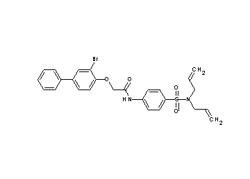 2-[(3-bromo-4-biphenylyl)oxy]-N-{4-[(diallylamino)sulfonyl]phenyl}acetamide