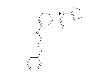 3-(2-phenoxyethoxy)-N-1,3-thiazol-2-ylbenzamide