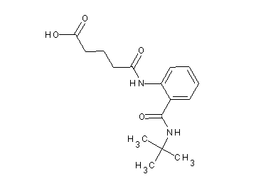 5-({2-[(tert-butylamino)carbonyl]phenyl}amino)-5-oxopentanoic acid