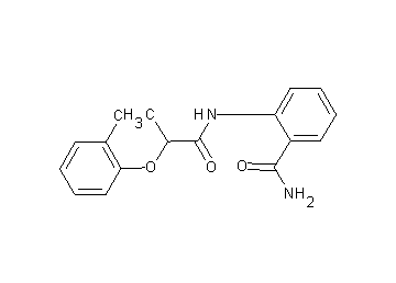 2-{[2-(2-chlorophenoxy)propanoyl]amino}benzamide