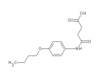 4-[(4-butoxyphenyl)amino]-4-oxobutanoic acid