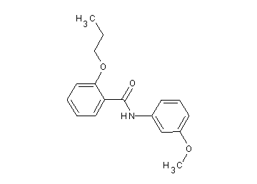 N-(3-methoxyphenyl)-2-propoxybenzamide
