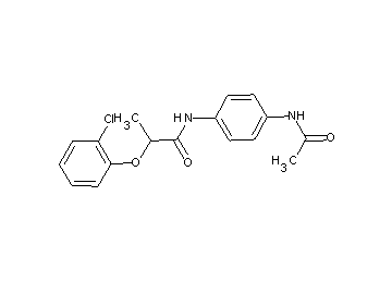 N-[4-(acetylamino)phenyl]-2-(2-chlorophenoxy)propanamide