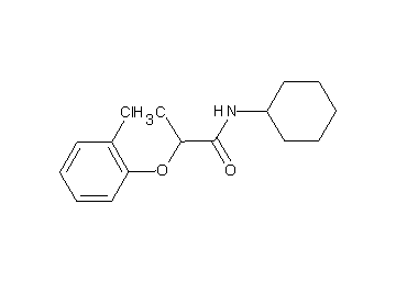 2-(2-chlorophenoxy)-N-cyclohexylpropanamide