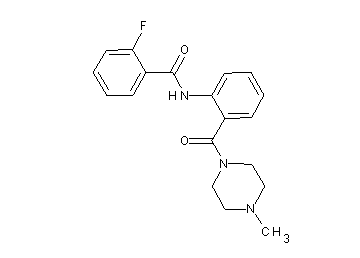 2-fluoro-N-{2-[(4-methyl-1-piperazinyl)carbonyl]phenyl}benzamide - Click Image to Close