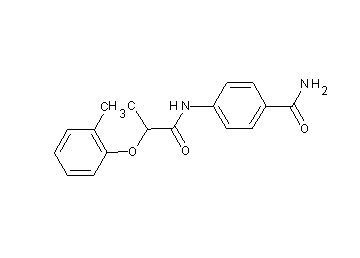 4-{[2-(2-chlorophenoxy)propanoyl]amino}benzamide - Click Image to Close