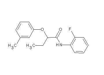 N-(2-fluorophenyl)-2-(3-methylphenoxy)butanamide