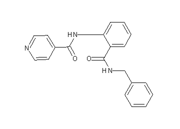 N-{2-[(benzylamino)carbonyl]phenyl}isonicotinamide