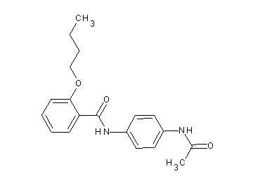 N-[4-(acetylamino)phenyl]-2-butoxybenzamide