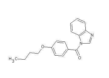 1-(4-butoxybenzoyl)-1H-benzimidazole 1-(4-butoxybenzoyl)-1H-benzimidazole