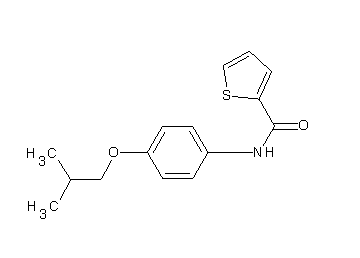 N-(4-isobutoxyphenyl)-2-thiophenecarboxamide