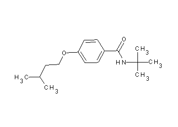 N-(tert-butyl)-4-(3-methylbutoxy)benzamide